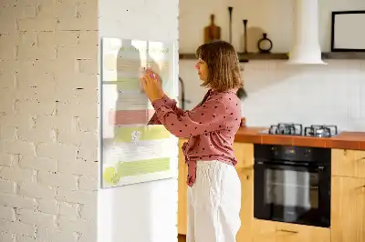 Planificateur de menu tableau magnétique effaçable à sec