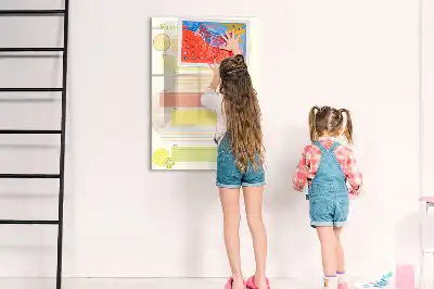 Planificateur de menu tableau magnétique effaçable à sec