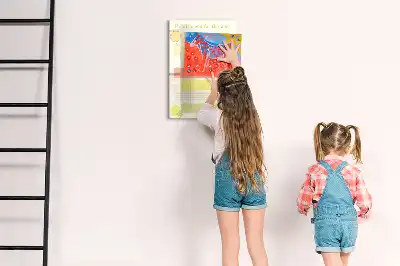 Planificateur de menu tableau magnétique effaçable à sec