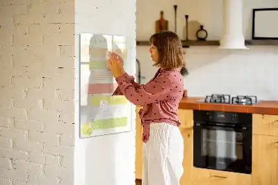 Planificateur de menu tableau magnétique effaçable à sec