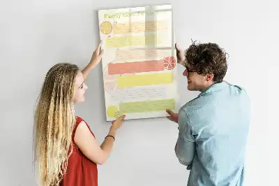 Planificateur de menu tableau magnétique effaçable à sec