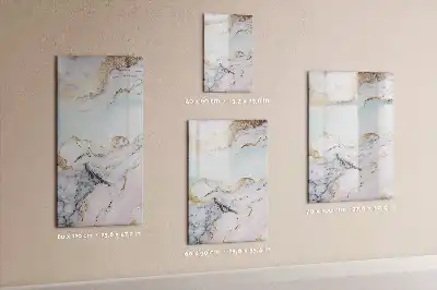 Tableau magnétique effaçable à sec modèle marbre