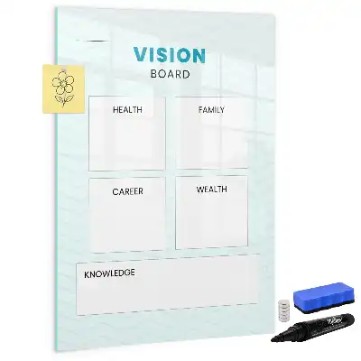 Planificateur de santé tableau magnétique effaçable à sec