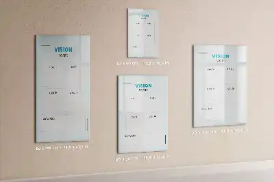 Planificateur de santé tableau magnétique effaçable à sec