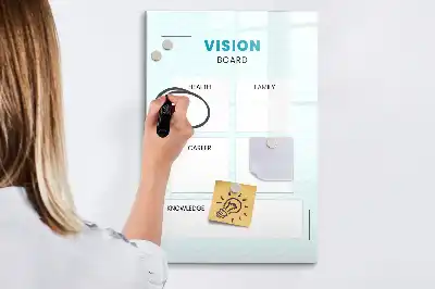 Planificateur de santé tableau magnétique effaçable à sec