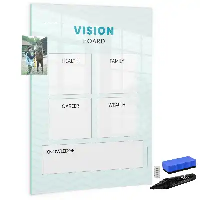 Planificateur de santé tableau magnétique effaçable à sec