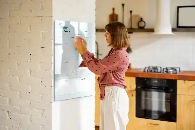 Tableau magnétique effaçable à sec planificateur d'objectifs