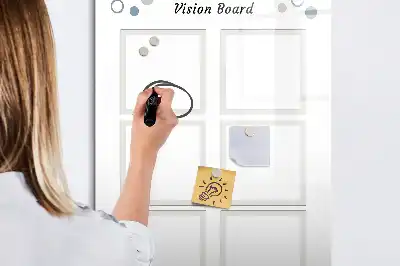 Tableau de vision magnétique effaçable à sec