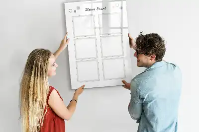 Tableau de vision magnétique effaçable à sec