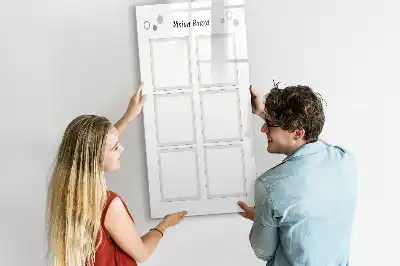 Tableau de vision magnétique effaçable à sec