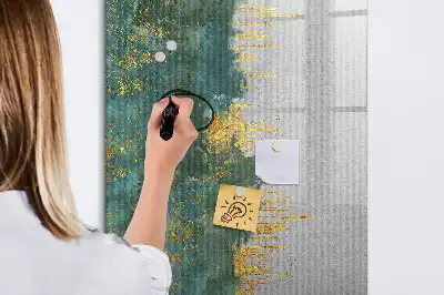 Tableau magnétique effaçable à sec avec motif décoratif