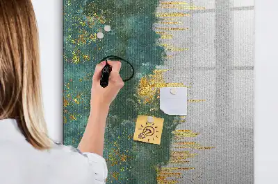 Tableau magnétique effaçable à sec avec motif décoratif