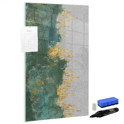 Tableau magnétique effaçable à sec avec motif décoratif
