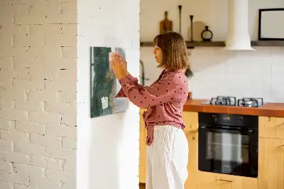 Tableau magnétique effaçable à sec avec motif décoratif