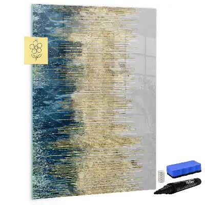 Tableau magnétique effaçable à sec motif décoratif