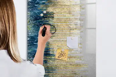 Tableau magnétique effaçable à sec motif décoratif