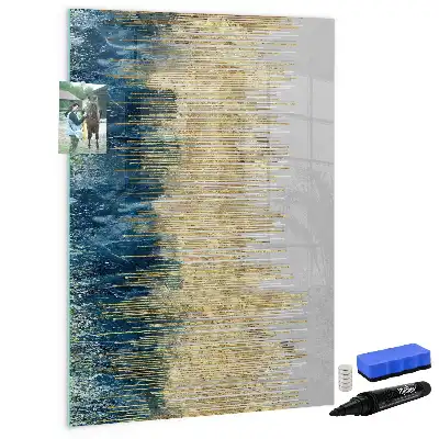 Tableau magnétique effaçable à sec motif décoratif