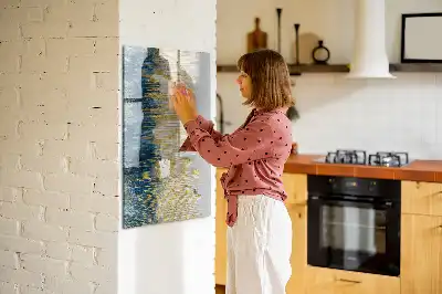 Tableau magnétique effaçable à sec motif décoratif
