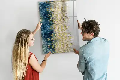 Tableau magnétique effaçable à sec motif décoratif