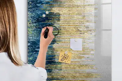 Tableau magnétique effaçable à sec motif décoratif