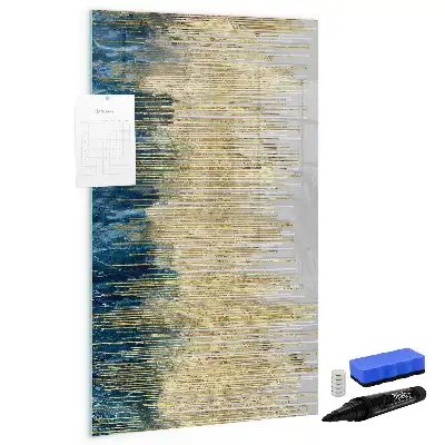 Tableau magnétique effaçable à sec motif décoratif