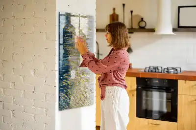 Tableau magnétique effaçable à sec motif décoratif