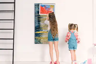 Tableau magnétique effaçable à sec motif décoratif