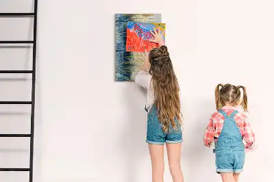 Tableau magnétique effaçable à sec motif décoratif