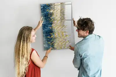 Tableau magnétique effaçable à sec motif décoratif