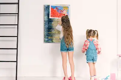 Tableau magnétique effaçable à sec motif décoratif