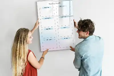 Tableau magnétique effaçable à sec standard