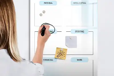 Tableau magnétique effaçable à sec standard