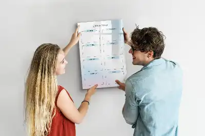 Tableau magnétique effaçable à sec standard