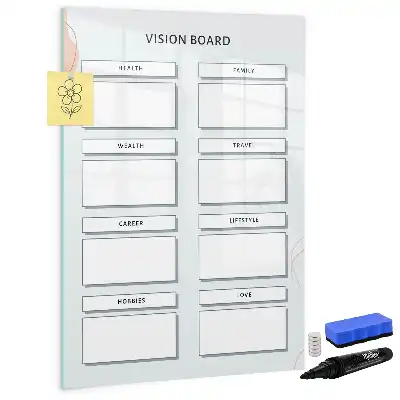 Tableau de vision magnétique effaçable à sec