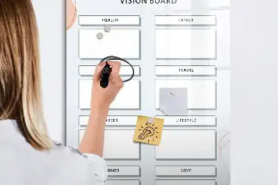 Tableau de vision magnétique effaçable à sec