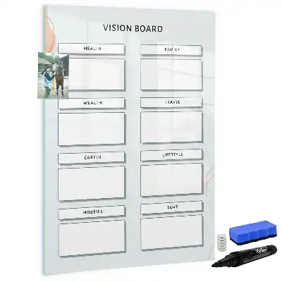 Tableau de vision magnétique effaçable à sec