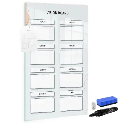 Tableau de vision magnétique effaçable à sec