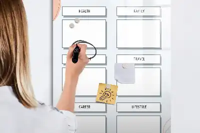 Tableau de vision magnétique effaçable à sec
