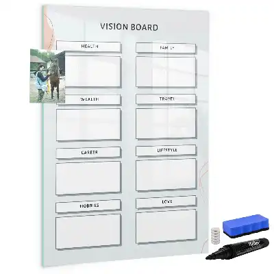 Tableau de vision magnétique effaçable à sec