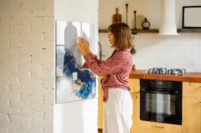 Tableau magnétique effaçable à sec modèle marbre absolu