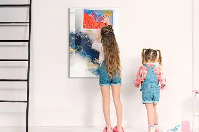 Tableau magnétique effaçable à sec modèle marbre absolu
