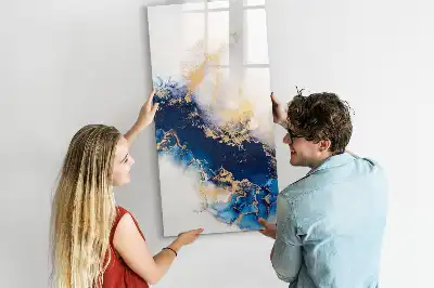 Tableau magnétique effaçable à sec modèle marbre absolu