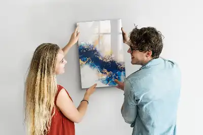 Tableau magnétique effaçable à sec modèle marbre absolu