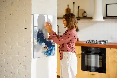 Tableau magnétique effaçable à sec modèle marbre absolu