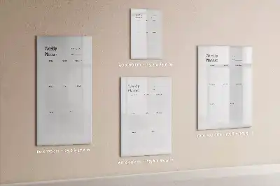 Planificateur hebdomadaire tableau magnétique effaçable à sec