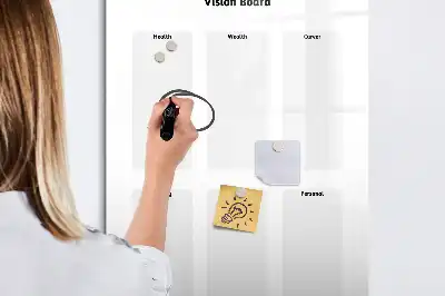 Tableau de vision magnétique effaçable à sec