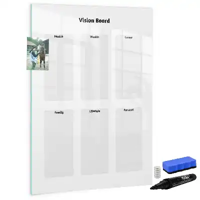 Tableau de vision magnétique effaçable à sec