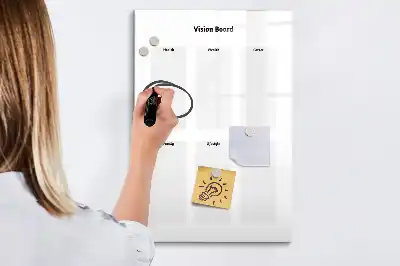 Tableau de vision magnétique effaçable à sec