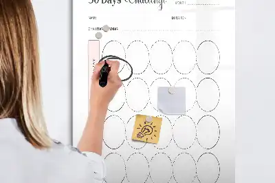 Tableau magnétique effaçable à sec défi de 30 jours