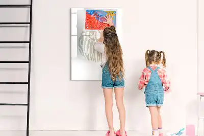 Tableau magnétique effaçable à sec motif texte Bienvenue l'été